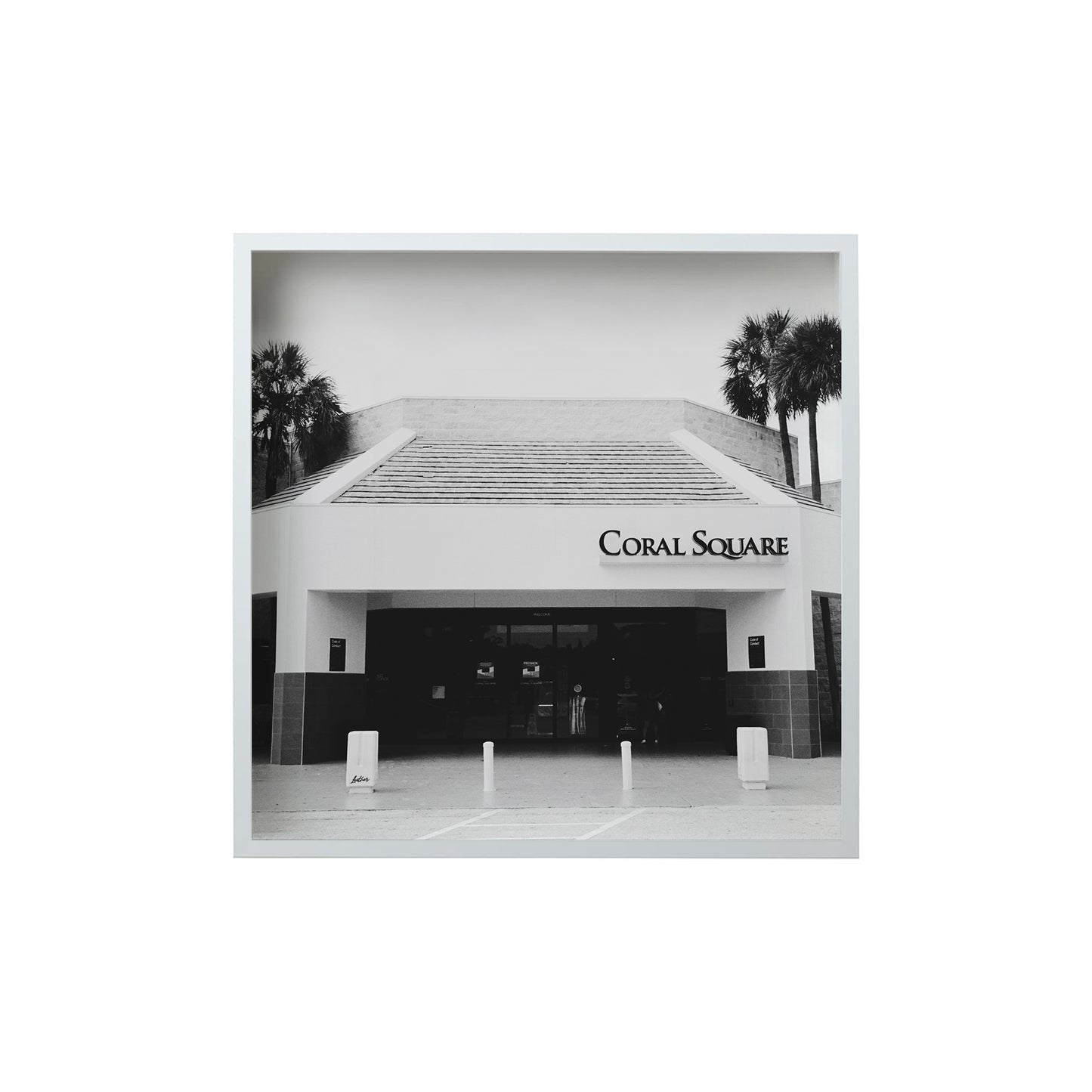 Square Signature Landmark Photograph Prints (B&W)