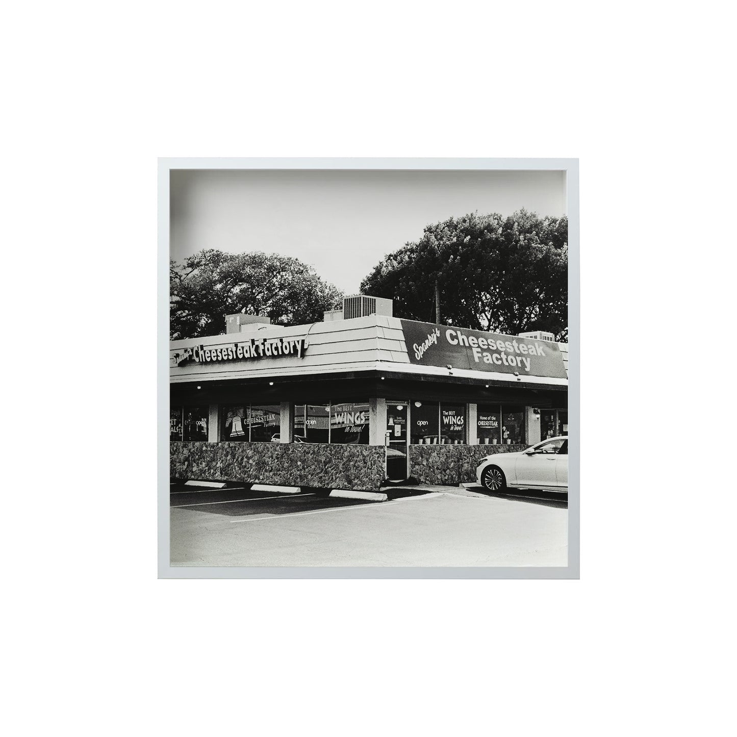Square Signature Landmark Photograph Prints (B&W)