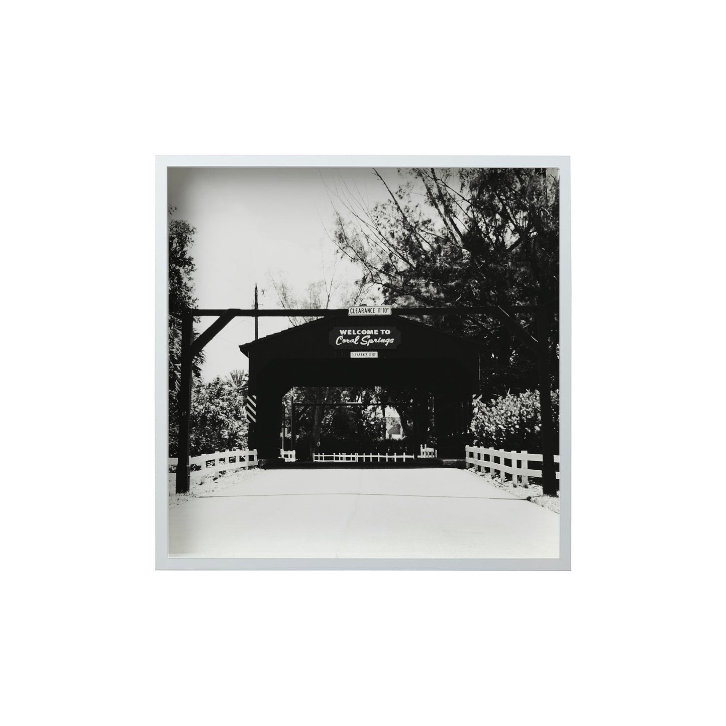 Square Signature Landmark Photograph Prints (B&W)