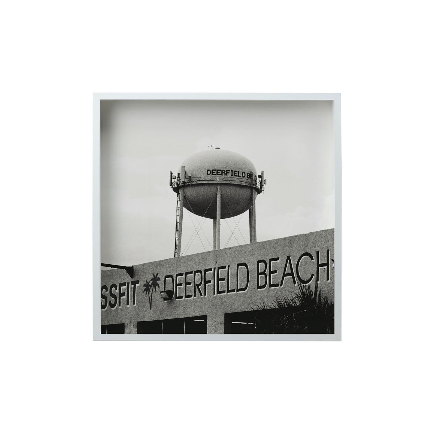 Square Signature Landmark Photograph Prints (B&W)