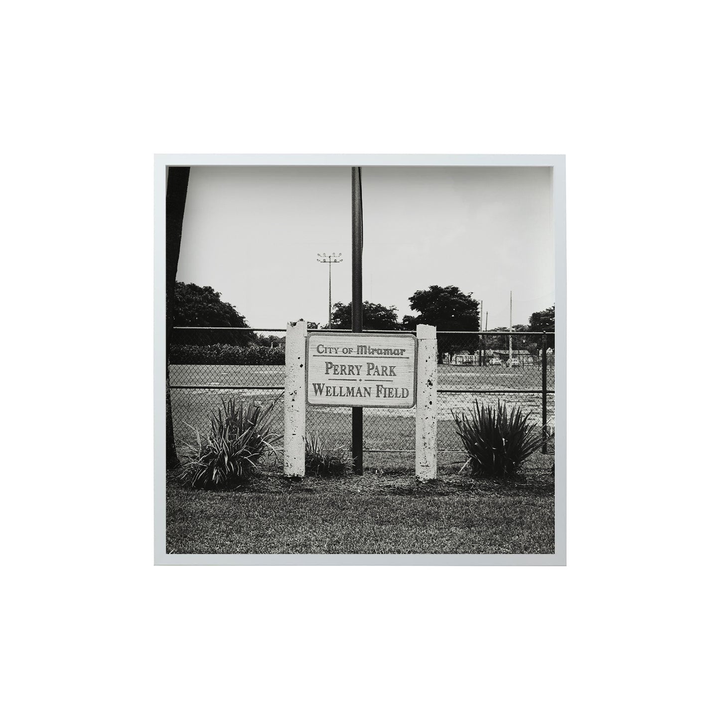 Square Signature Landmark Photograph Prints (B&W)