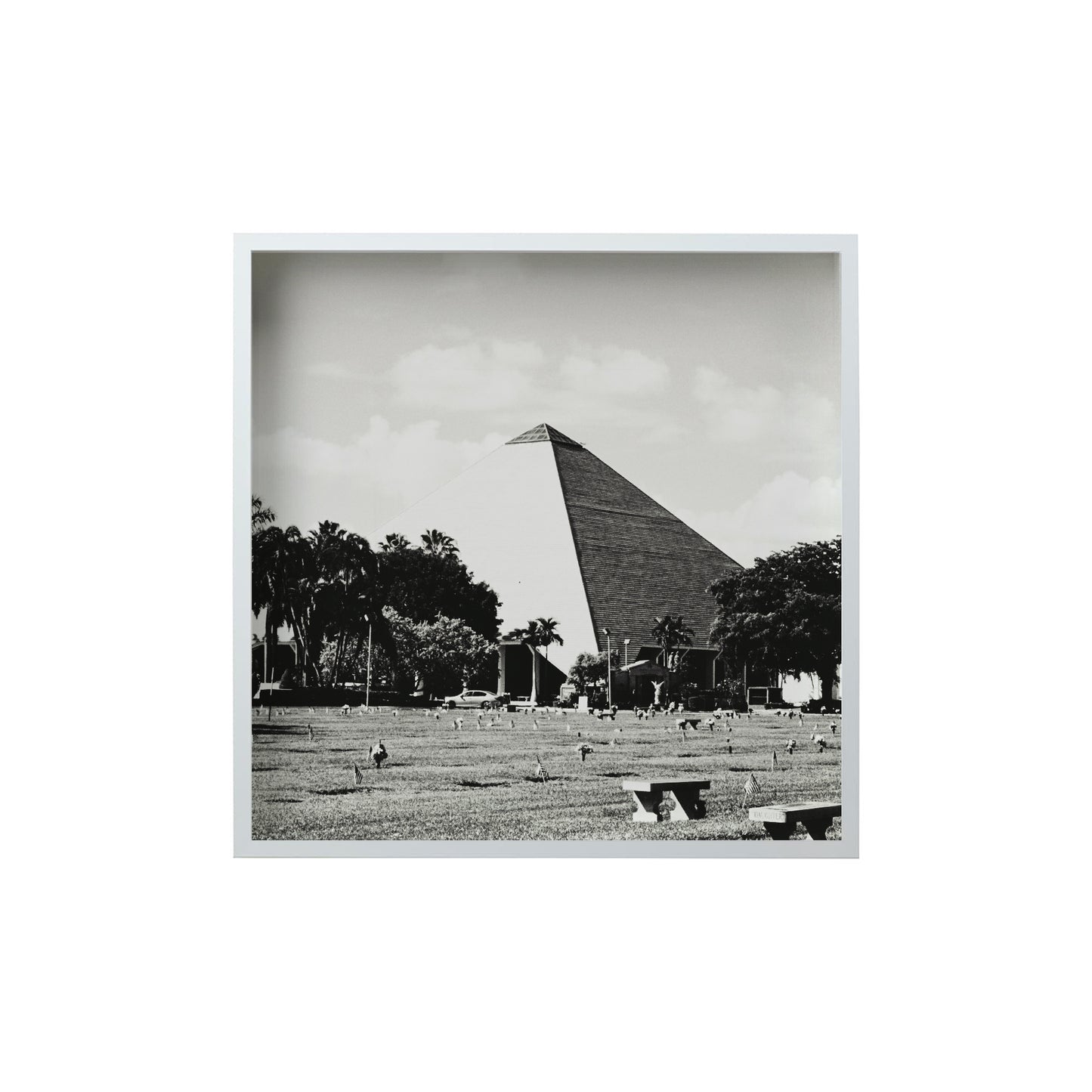 Square Signature Landmark Photograph Prints (B&W)