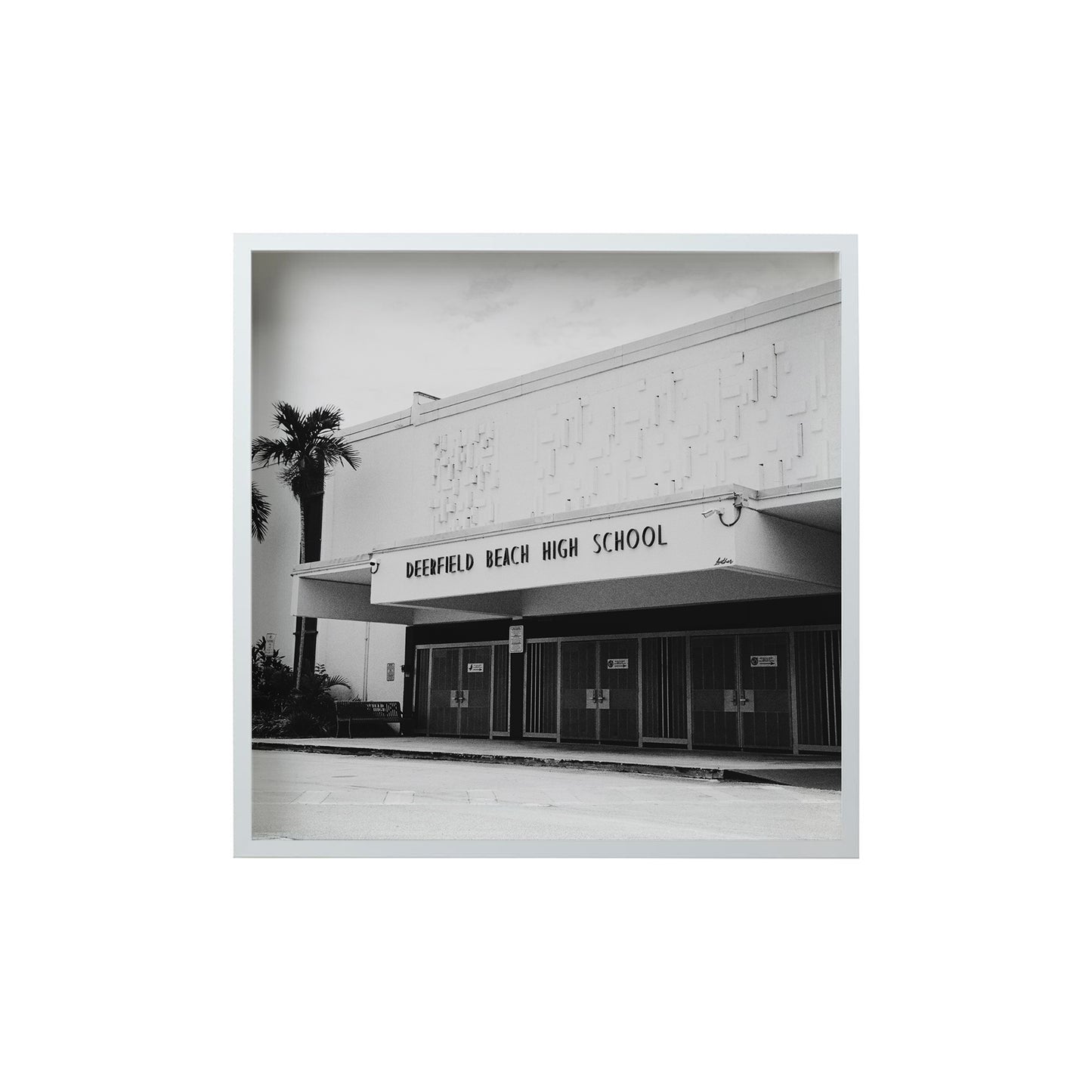 Square Signature Landmark Photograph Prints (B&W)