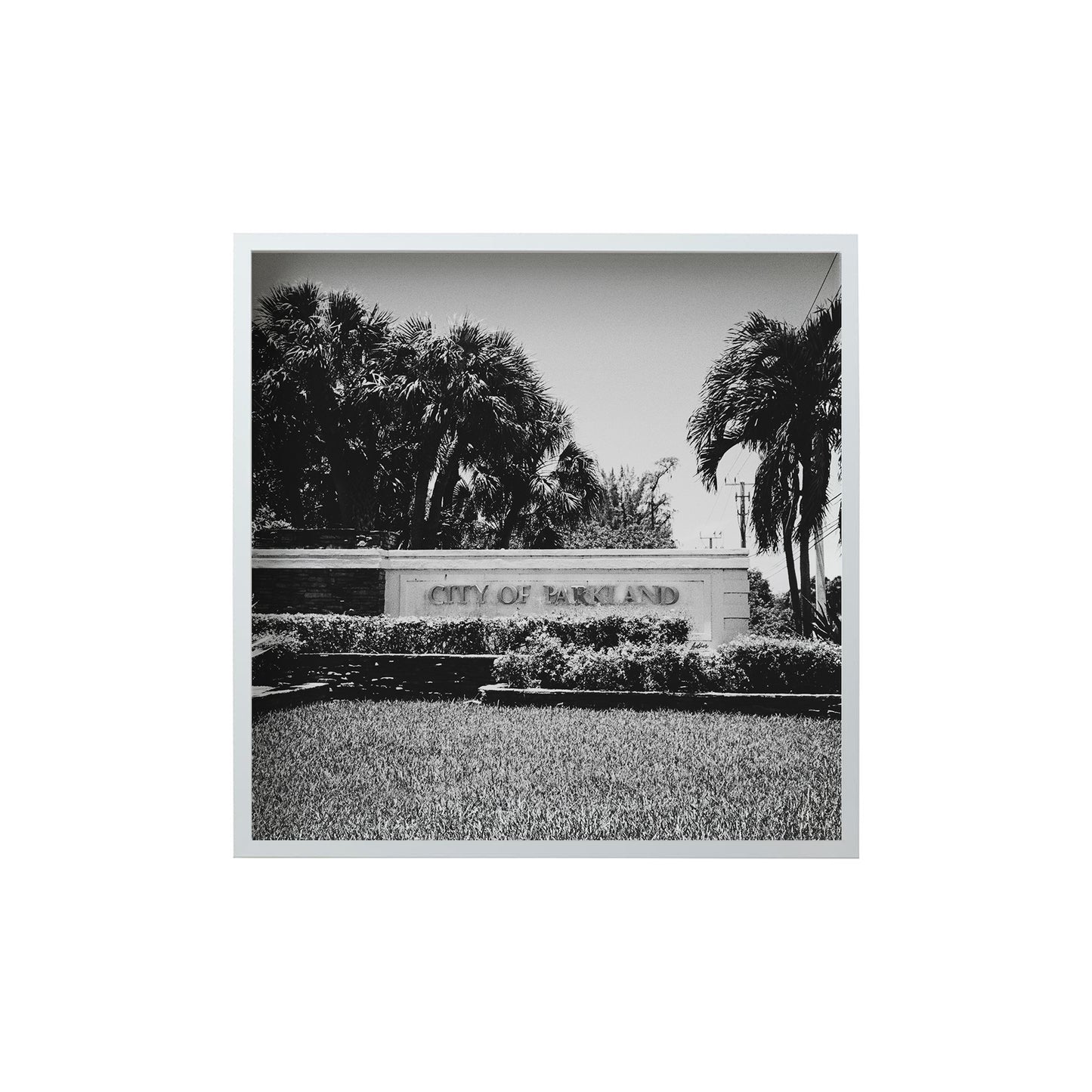 Square Signature Landmark Photograph Prints (B&W)