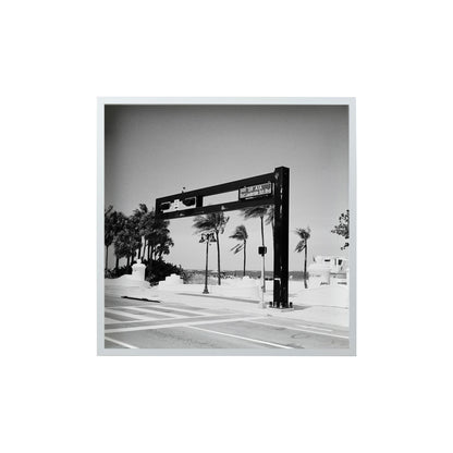 Square Signature Landmark Photograph Prints (B&W)