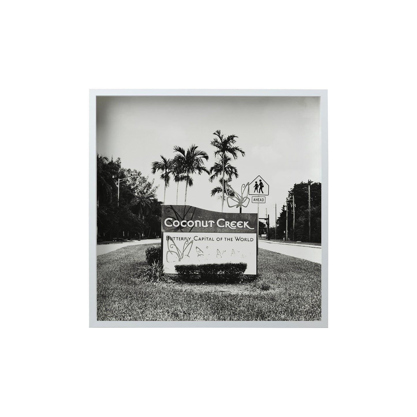 Square Signature Landmark Photograph Prints (B&W)
