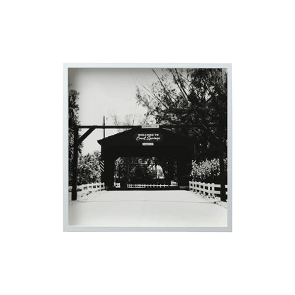 Square Signature Landmark Photograph Prints (B&W)