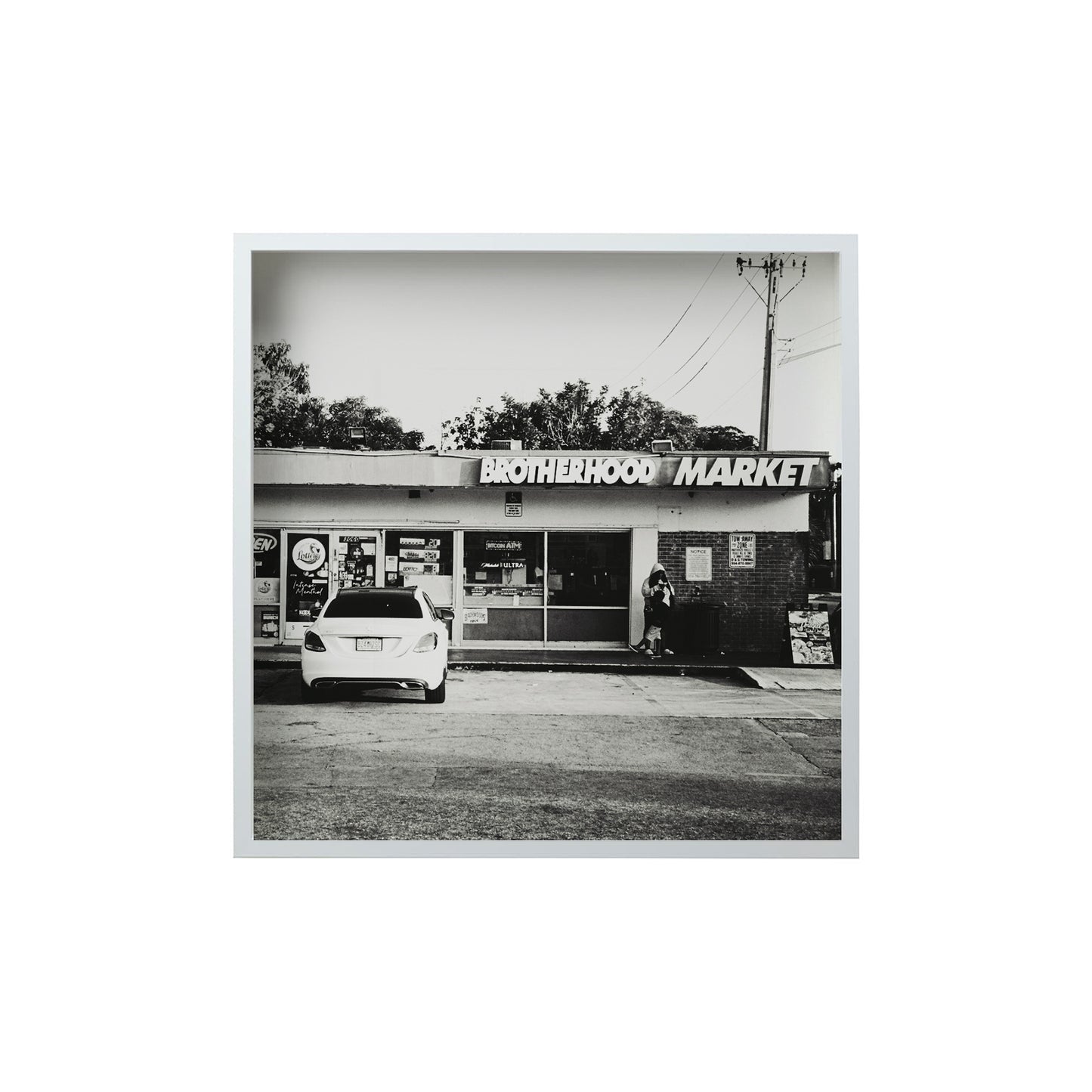 Square Signature Landmark Photograph Prints (B&W)