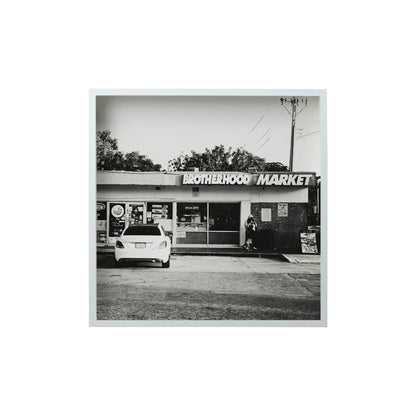 Square Signature Landmark Photograph Prints (B&W)
