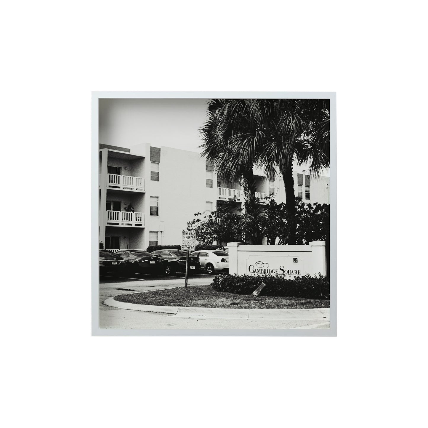 Square Signature Landmark Photograph Prints (B&W)