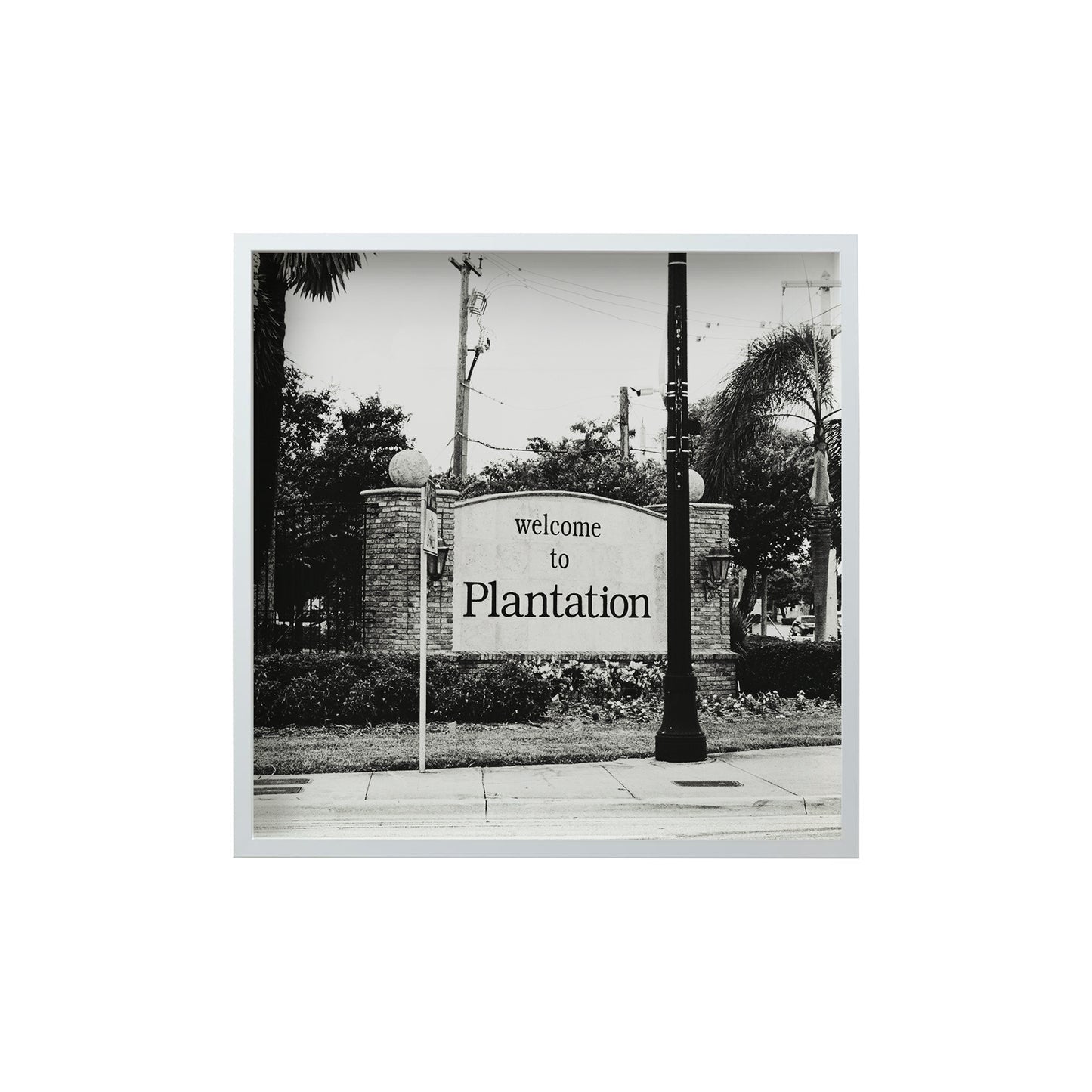 Square Signature Landmark Photograph Prints (B&W)