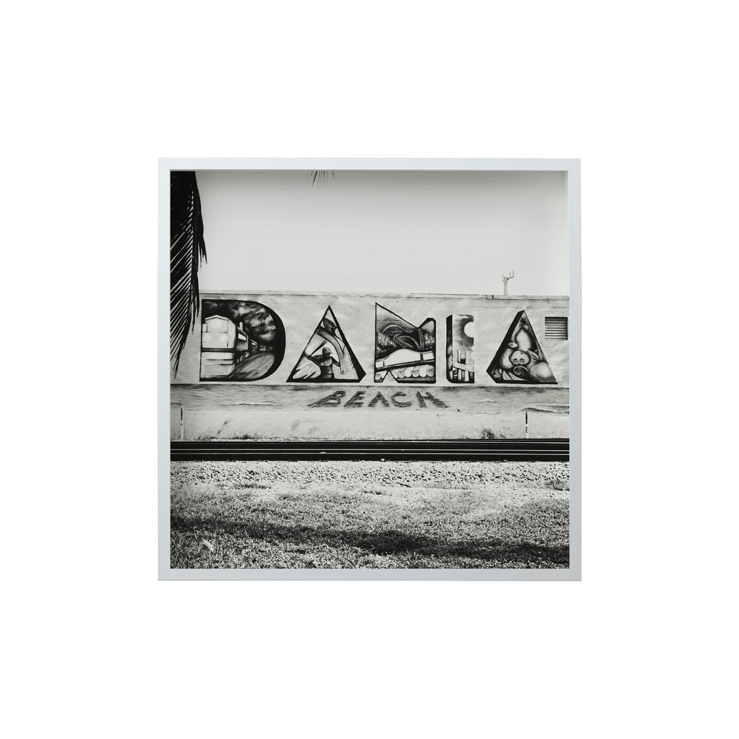 Square Signature Landmark Photograph Prints (B&W)