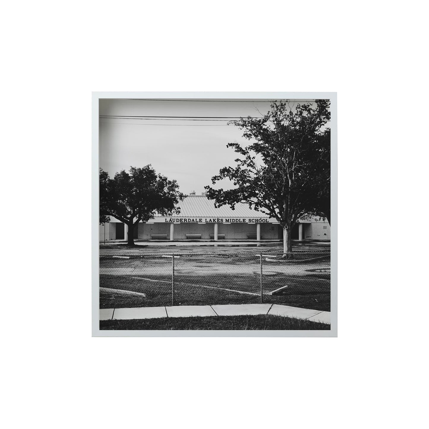 Square Signature Landmark Photograph Prints (B&W)