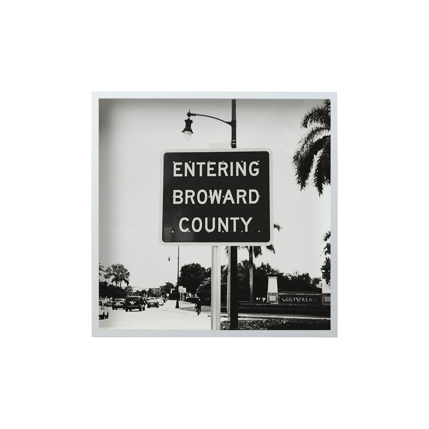 Square Signature Landmark Photograph Prints (B&W)