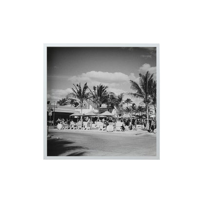 Square Signature Landmark Photograph Prints (B&W)